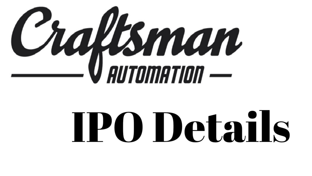 craftsman automation IPO date GMP